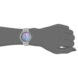 Michael Kors Taryn Mother of Pearl Purple Dial Silver Steel Strap Watch For Women - MK6562 Authentic Buy Shop Now