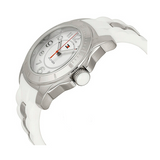 Tommy Hilfiger K2 White Dial White Rubber Strap Watch for Women - 1781306 Authentic Buy Shop Now