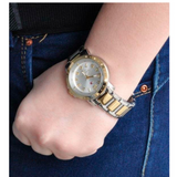 Tommy Hilfiger Damen Silver Dial Two Tone Steel Strap Watch for Women - 1781398 Authentic Buy Shop Now