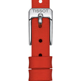 Tissot Lovely Round Mother of Pearl Dial Red Leather Strap Watch for Women - T140.009.16.111.00 Authentic Buy Shop Now