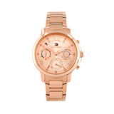 Tommy Hilfiger Claudia Rose Gold Dial Rose Gold Steel Strap Watch for Women - 1781743 Authentic Buy Shop Now