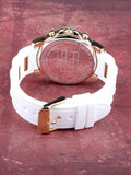 Tommy Hilfiger Claudiia White Dial White Steel Strap Watch for Women - 1781745 Authentic Buy Shop Now