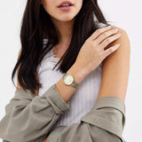 Tommy Hilfiger Lynn Quartz Gold Dial Gold Mesh Bracelet Watch For Women - 1781864 Authentic Buy Shop Now