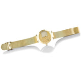 Tommy Hilfiger Lynn Quartz Gold Dial Gold Mesh Bracelet Watch For Women - 1781867 Authentic Buy Shop Now