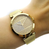 Tommy Hilfiger Lynn Quartz Gold Dial Gold Mesh Bracelet Watch For Women - 1781867 Authentic Buy Shop Now