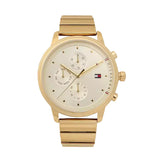 Tommy Hilfiger Blake White Dial Gold Steel Strap Watch for Women - 1781905 Authentic Buy Shop Now