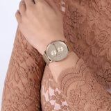 Tommy Hilfiger Jenna Quartz White Dial Gold Mesh Bracelet Watch For Women - 1781943 Authentic Buy Shop Now