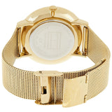 Tommy Hilfiger Jenna Quartz White Dial Gold Mesh Bracelet Watch For Women - 1781943 Authentic Buy Shop Now
