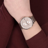 Tommy Hilfiger Jenna Quartz Rose Gold Dial Rose Gold Mesh Bracelet Watch For Women - 1781944 Authentic Buy Shop Now