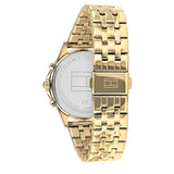 Tommy Hilfiger Ari Multifunction Diamonds Silver Dial Gold Steel Strap Watch for Women - 1781977 Authentic Buy Shop Now