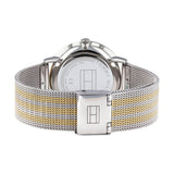 Tommy Hilfiger Jenna Quartz White Dial Two Tone Mesh Bracelet Watch for Women - 1782074 Authentic Buy Shop Now