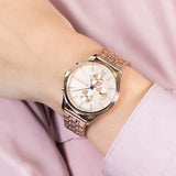 Tommy Hilfiger Whitney Chronograph Quartz Rose Gold Dial Rose Gold Steel Strap Watch For Women - 1782120 Authentic Buy Shop Now