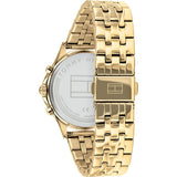 Tommy Hilfiger Whitney Chronograph Quartz Mother of Pearl White Dial Gold Steel Strap Watch For Women - 1782121 Authentic Buy Shop Now
