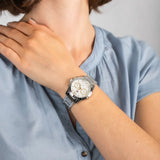 Tommy Hilfiger Haven Multifunction Chronograph White Dial Silver Steel Strap Watch For Women - 1782194 Authentic Buy Shop Now