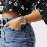 Tommy Hilfiger Haven Chronograph Rose Gold Dial Rose Gold Steel Strap Watch For Women - 1782197 Authentic Buy Shop Now