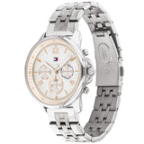Tommy Hilfiger Harper Chronograph White Dial Silver Steel Strap Watch For Women - 1782222 Authentic Buy Shop Now