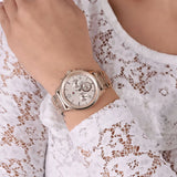 Tommy Hilfiger Harper Chronograph Quartz Rose Gold Dial Rose Gold Steel Strap Watch For Women - 1782224 Authentic Buy Shop Now
