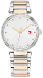 Tommy Hilfiger Lynn Quartz White Dial Two Tone Steel Strap Watch For Women - 1782236 Authentic Buy Shop Now