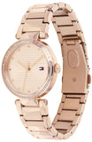 Tommy Hilfiger Lynn Quartz Rose Gold Dial Rose Gold Steel Strap Watch For Women - 1782237 Authentic Buy Shop Now