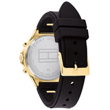 Tommy Hilfiger Eve Chronograph Quartz Black Dial Black Silicone Strap Watch For Women - 1782282 Authentic Buy Shop Now