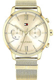Tommy Hilfiger Blake Quartz Gold Dial Gold Mesh Bracelet Watch for Women - 1782302 Authentic Buy Shop Now