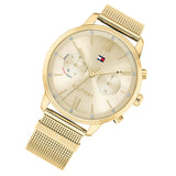 Tommy Hilfiger Blake Quartz Gold Dial Gold Mesh Bracelet Watch for Women - 1782302 Authentic Buy Shop Now