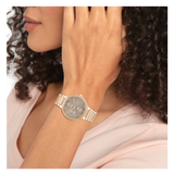 Tommy Hilfiger Joy Chronograph Gold Dial Gold Steel Strap Watch For Women - 1782533 Authentic Buy Shop Now