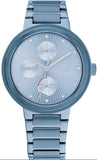 Tommy Hilfiger Joy Chronograph Blue Dial Blue Steel Strap Watch For Women - 1782535 Authentic Buy Shop Now