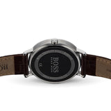 Hugo Boss Corporal Blue Dial Brown Leather Strap Watch for Men - 151363 Authentic Buy Shop Now
