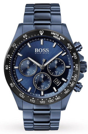 Hugo Boss Hero Sport Lux Blue Dial Blue Steel Strap Watch for Men - 1513758 Authentic Buy Shop Now