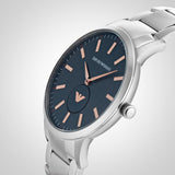 Emporio Armani Renato Blue Dial Silver Steel Strap Watch For Men - AR11137 Authentic Buy Shop Now