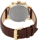 Tommy Hilfiger Harrison White Dial Brown Leather Strap Watch for Men - 1790874 Authentic Buy Shop Now