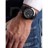 Tommy Hilfiger Sport Multifunction Black Dial Black Rubber Strap Watch for Men - 1790983 Authentic Buy Shop Now
