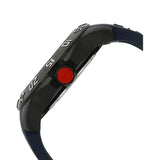 Tommy Hilfiger Cole Black Dial Blue Rubber Strap Watch for Men - 1790984 Authentic Buy Shop Now