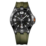 Tommy Hilfiger Drew Black Dial Green Rubber Strap Watch for Men - 1791065 Authentic Buy Shop Now