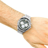 Tommy Hilfiger Luke Quartz Black Dial Silver Steel Strap Watch for Men - 1791120 Authentic Buy Shop Now