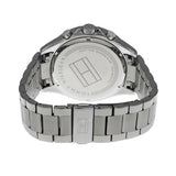Tommy Hilfiger Luke Quartz Black Dial Silver Steel Strap Watch for Men - 1791120 Authentic Buy Shop Now