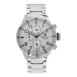 Tommy Hilfiger Trent Multifunction White Dial Silver Steel Strap Watch for Men - 1791140 Authentic Buy Shop Now