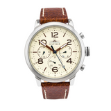 Tommy Hilfiger Jake Multifunction White Dial Brown Leather Strap Watch for Men - 1791230 Authentic Buy Shop Now