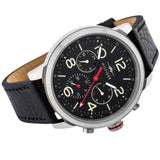 Tommy Hilfiger Jake Chronograph Black Dial Black Leather Strap Watch for Men - 1791232 Authentic Buy Shop Now
