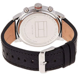 Tommy Hilfiger Jake Chronograph Black Dial Black Leather Strap Watch for Men - 1791232 Authentic Buy Shop Now