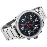 Tommy Hilfiger Jake Chronograph Black Dial Silver Steel Strap Watch for Men - 1791234 Authentic Buy Shop Now