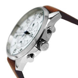 Tommy Hilfiger Dean Quartz Multifunction White Dial Brown Leather Strap Watch for Men - 1791274 Authentic Buy Shop Now