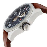 Tommy Hilfiger Bruce Analog Blue Dial Brown Leather Strap Watch for Men - 1791278 Authentic Buy Shop Now