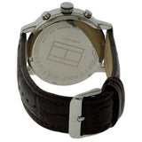 Tommy Hilfiger Aiden Quartz Black Dial Brown Leather Strap Watch for Men - 1791309 Authentic Buy Shop Now