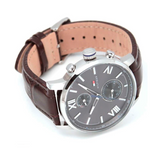 Tommy Hilfiger Aiden Quartz Black Dial Brown Leather Strap Watch for Men - 1791309 Authentic Buy Shop Now
