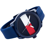 Tommy Hilfiger Denim Quartz Blue Dial Blue Rubber Strap Watch for Men - 1791322 Authentic Buy Shop Now