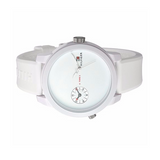 Tommy Hilfiger Denim White Dial White Rubber Strap Watch for Men - 1791324 Authentic Buy Shop Now