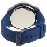 Tommy Hilfiger Denim Quartz Blue Dial Blue Rubber Strap Watch for Men - 1791325 Authentic Buy Shop Now