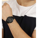Tommy Hilfiger Denim Black Dial Black Rubber Strap Watch for Men - 1791326 Authentic Buy Shop Now